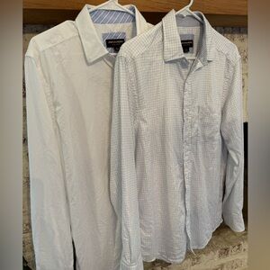 Lot of 2 - Johnston&Murphy Dress Shirts Medium